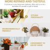 YRHH Wedding Flower Basket with Metal Rack Fruit Bread Basket with Liner Food Storage Baskets Desktop Arrangement Basket Succulent Flower Pot view 3