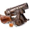 Cannon Wine & Whiskey Decanter Set, Handmade Extra Large Vintage Replica 750ml Decanter 21" - The Wine Savant - Pirate Treasure Wooden Cannonball, Naval, Napoleon, Civil War Old Cannons Holiday Gift view 1