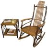Furniture Barn USA Hickory Rocker, Walnut Finish view 3