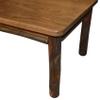 Furniture Barn USA Hickory Log Solid Wood Coffee Table, Walnut Finish view 2