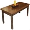 Furniture Barn USA Hickory Log Solid Wood Coffee Table, Walnut Finish view 3