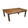 Furniture Barn USA Hickory Log Solid Wood Coffee Table, Walnut Finish view 4
