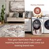 nuLOOM Mali Machine Washable Traditional Medallion Ultra Thin Runner Rug, 2' 6" x 10', Ivory view 3