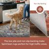 nuLOOM Mali Machine Washable Traditional Medallion Ultra Thin Runner Rug, 2' 6" x 10', Ivory view 4
