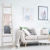 HomeRoots 72" X 18" X 2" White Decorative Ladder Shelve view 2