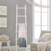 HomeRoots 72" X 18" X 2" White Decorative Ladder Shelve view 4