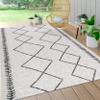 JONATHAN Y Tribal Diamond Trellis Indoor Outdoor Area Rug 3X5 Ivory/Black, Derya for Backyard, Patio, Porch, Easy-Cleaning, High Traffic, Pet-Friendly, Non-Shedding (SMB129D-3) view 3