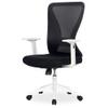 Modern Home Xelo Solo Mid-Back Desk/Office Task Chair, Computer Ergonomic Mesh Back Lumbar Support with Armrests (White/Black) view 4