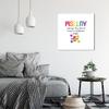 Govivo Autism Awareness Poster - 16x20 Unframed Poster - Autism Classroom Wall Art - The World From A Different Angle - Wall Decor Classroom view 2