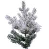 Vickerman 9' x 66" Flocked Kiana Artificial Christmas Tree, 3mm LED Color Changing Lights view 2