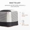 Anji Mountain 100% Handmade & Handcrafted Comfortable Home Dcor Pouf Ottoman Footrest for Living Room, Bedroom, Nursery, Kidsroom, Patio Furniture - (20" x 20" x 20" - Carrapateira) view 4