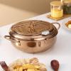 Deep Fryer, Stainless Steel with Thermostat Control Removable Basket, 3.4L Capacity Oil Drip Rack, for Chicken French Fries view 4