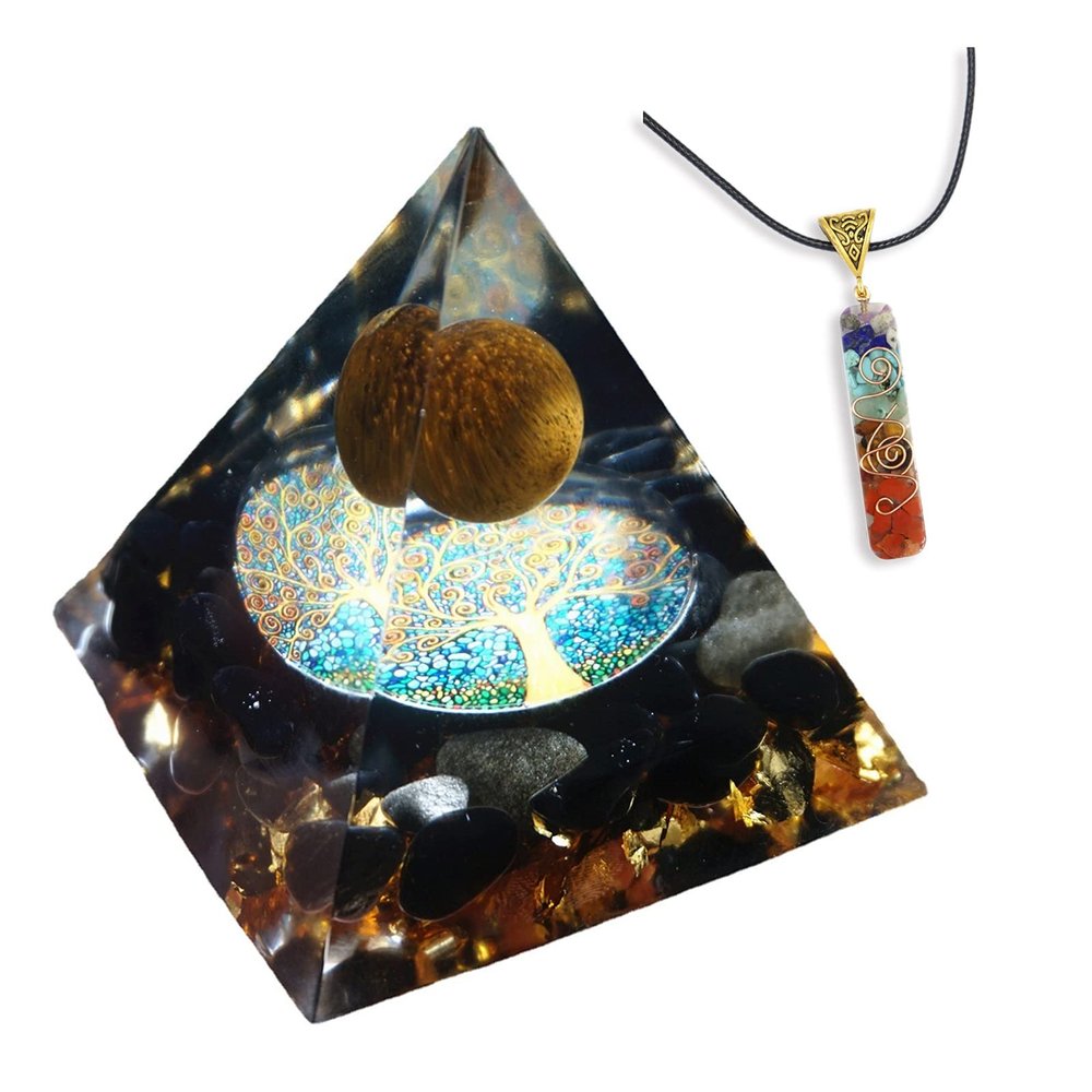 TYQXSH Energy Generator Seven Chakras Feng Shui Ornaments Meditation Energy Tower Chakra Reiki Meditation