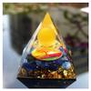 TYQXSH Energy Generator Orgonite Pyramid Yellow Agate Sphere & Kyanite Crystal Chakra Reiki Meditation (Size : 60mm) view 1