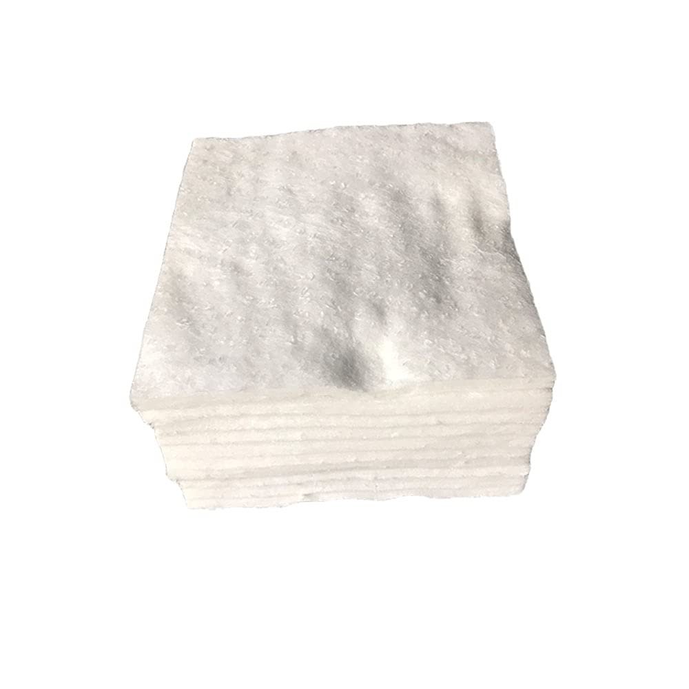 Jonoisax Ceramic Fiber Fireproof Insulation Blanket -2300F Ceramic Fiber Insulation Blanket, Furnace, Furnace, Forge, Stove, Pizza Oven, Fireplace 10 Pieces,6mm*150mm*150mm