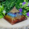 TYQXSH Energy Generator White Crystal Column Natural Crystal Crushed Stone Pyramid Chakra Reiki Meditation (Size : 7.5cm*6.5cm) view 3