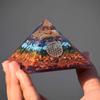 TYQXSH Energy Generator White Crystal Column Natural Crystal Crushed Stone Pyramid Chakra Reiki Meditation (Size : 7.5cm*6.5cm) view 4