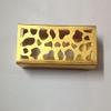 Crysdaralovebi 20pcs/lot Cookie Package Gold Color Strip Hollow Macarons Box, Cake Box, Chocolate, Muffin Biscuits Box Baking Package (A) view 1