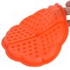 Silicone Waffle Maker, Square-Shaped Cake 4/5Cavity Waffle Mold Chocolate for Breakfast Baking for Muffin(Heart-shaped) view 4