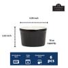 10 Strawberry Street Roma 10oz Ramekin Set of 6, Black view 2