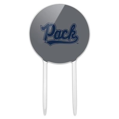 Acrylic University of Nevada, Reno Secondary Logo Cake Topper Party Decoration for Wedding Anniversary Birthday Graduation