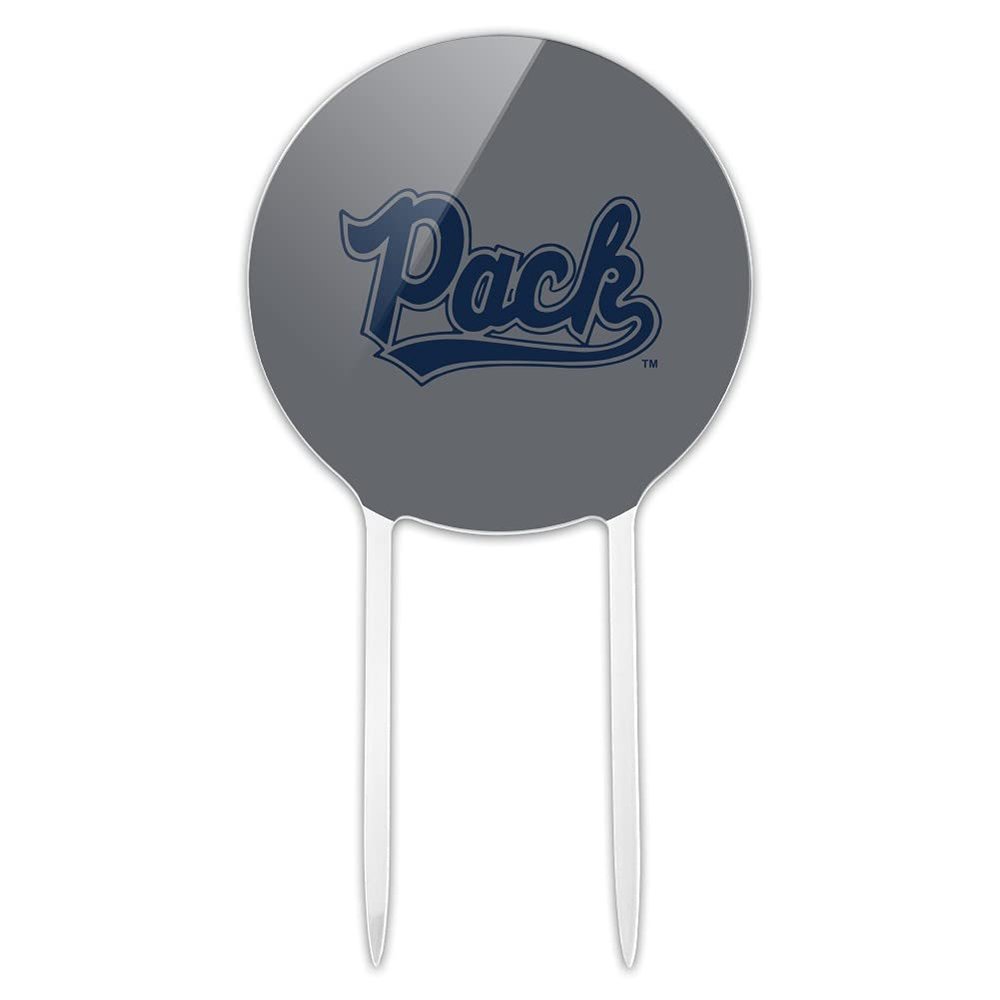 Acrylic University of Nevada, Reno Secondary Logo Cake Topper Party Decoration for Wedding Anniversary Birthday Graduation