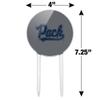 Acrylic University of Nevada, Reno Secondary Logo Cake Topper Party Decoration for Wedding Anniversary Birthday Graduation view 2