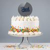 Acrylic University of Nevada, Reno Secondary Logo Cake Topper Party Decoration for Wedding Anniversary Birthday Graduation view 4