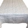 lovemyfabric PVC Plastic Tablecloth/Table Cover with Nonslip Flannel Backing Kitchen Picnic Outdoor Table Dcor (36"x36", Floral Vines Blue) view 3
