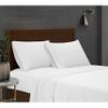 London Fog Garment Washed Solid Sheet Set White Microfiber 4-Piece King Sheet Set, Solid Themed, Deep Pocket, Adult and Teen, Oeko-TEX Certified view 1
