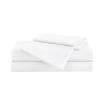 London Fog Garment Washed Solid Sheet Set White Microfiber 4-Piece King Sheet Set, Solid Themed, Deep Pocket, Adult and Teen, Oeko-TEX Certified view 2