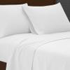 London Fog Garment Washed Solid Sheet Set White Microfiber 4-Piece King Sheet Set, Solid Themed, Deep Pocket, Adult and Teen, Oeko-TEX Certified view 4