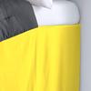 100% Egyptian Cotton, 800 Thread Count, Yellow Split Corner Two Tone Tailored Dorm Room Bed Skirt with Three Side Coverage in - Twin XL Size (39" x 80"+ 52" inch) view 4