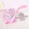 Crysdaralovebi 20pcs Metal Bookmark with Tassel Book Markers Wedding Souvenirs Baby Shower Baptism Party Favors and Gifts (17) view 1