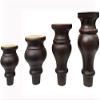 Solid Wood Furniture Legs,European Retro/Bun Feet Replacement Couch Chair Ottoman/Loveseat Coffee Table Cabinet TV Stand Dresser Wood Legs with Screws Set of 4 (Size : 15cm) view 2