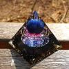 TYQXSH Energy Generator Crystal Sphere & Obsidian Quartz Orgone Pyramid Chakra Reiki Meditation view 2