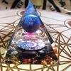 TYQXSH Energy Generator Crystal Sphere & Obsidian Quartz Orgone Pyramid Chakra Reiki Meditation view 3