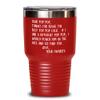 Dear Pop Pop Tumbler for Grandpa Funny Punch in the Face Gag Jokes Birthday Christmas Fathers Day Idea from Grandchildren 20 or 30oz Hot Cold Cup for view 1