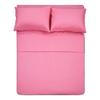 Cotton King Super Soft Luxury Premium Quality 800 TC 100% Egyptian Cotton 6 Piece Bedding Bed Sheet Set Eco Friendly Durable Sheets 18-Inch Deep Pocket Queen Pink view 1