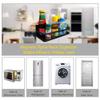 boxfan Stainless Steel Magnetic Shelf Strong and Durable for Refrigerator Spice Storage Kitchen Organizer Kitchen Seasoning Rack (White) view 4
