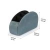 Londo Remote Control Holder with 5 Pockets - Store DVD, Blu-Ray, TV, Roku or Apple TV Remotes - Italian Genuine Leather with Suede Lining - Slim, Compact Living or Bedroom Storage view 3