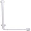 LUOFDCLDDD Safety Grab Bar L-Shaped Corner Toilet Shower Non-Slip Bathroom Wall Hanging Elderly Disabled Accessible Handle,White,60Cm40Cm Grab Bar for Toilet/White/6040Cm view 1