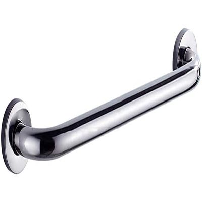 LUOFDCLDDD Safety Grab Bar for Bathtub,Polished Chrome Safety Handrail with Sturdy Base Wall Mount Support Rail for Disabled Elderly Anti-Slip Assist Grip/Silver/78Cm