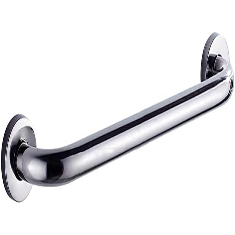 LUOFDCLDDD Safety Grab Bar for Bathtub,Polished Chrome Safety Handrail with Sturdy Base Wall Mount Support Rail for Disabled Elderly Anti-Slip Assist Grip/Silver/78Cm