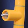 LUOFDCLDDD Safety Grab Bar L-Shaped Corner Toilet Shower Non-Slip Bathroom Wall Hanging Elderly Disabled Accessible Handle,White,60Cm40Cm Grab Bar for Toilet/Yellow/6040Cm view 4