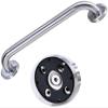 LUOFDCLDDD Safety Grab Bar for Bathtub,Stainless Steel Shower Armrest Toilet Elderly Disabled Assisted Safety Support Rail Bathtub Anti-Skid Grab Handle Towel Holder/53Cm view 4
