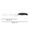 ARCOS Bread Knife 8 Inch Serrated Nitrum Stainless Steel and 200 mm blade. Kitchen Knife. Ergonomic Polyoxymethylene POM Handle. Provides strength and durability in cutting. Series Clara. Color Black. view 2