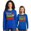 Head Cookie Baker Official Cookie Tester Christmas Women Long Sleeve Shirt Royal view 2