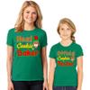 Head Cookie Baker Official Cookie Tester Christmas Youth Girl T-Shirt Kelly view 2