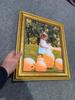 5x23 Gold Picture Frames Ornate - Gold Foil Wooden 5x23 Poster Framing 5x23 Photo Frame - Acrylic High Definition Glass for Wall Mounting Display Photo Frame - Home Decor Ornate Frames view 3